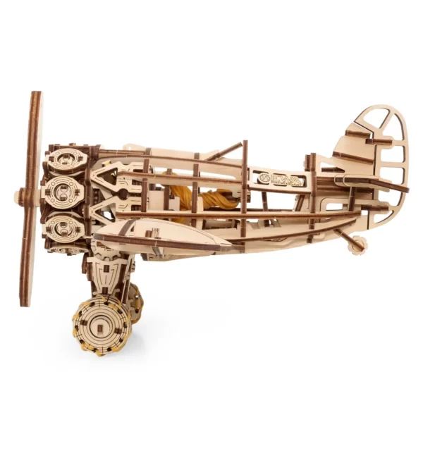 AIRCRAFT - Wooden mechanical puzzle, 346 pieces
