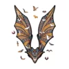 Lietajúci netopier - 2D drevené puzzle, 130 dielikov