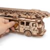Drewniane puzzle mechaniczne Fire Truck 3D, 439 elementów