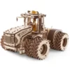 Traktor - 3D mechanické drevené puzzle, 596 dielikov - KIROVETS K7M