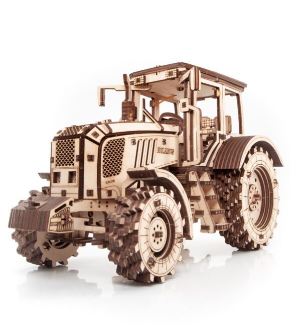 3D mekaaninen puinen kokoonpanopalapeli Traktori Valko-Venäjä 342 palaa