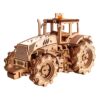 Ciągnik z silnikiem mechanicznym drewniane puzzle 3D, 358 elementów