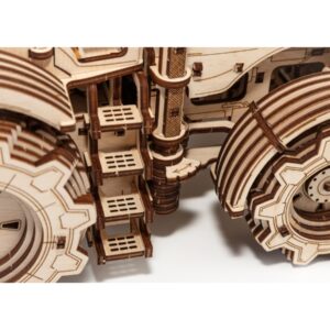 scale di un trattore puzzle in legno 3d