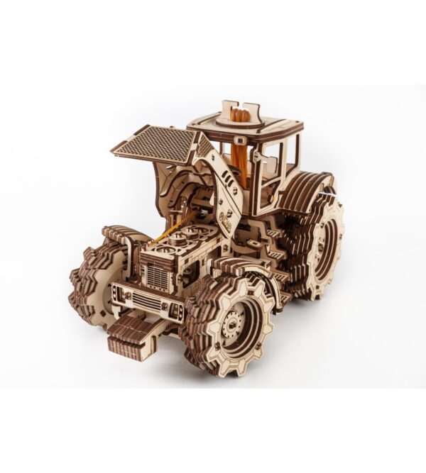 3D traktorpuslespil, original gave til voksne og børn, arbejdskolleger, mænd, børn åben motorhjelm