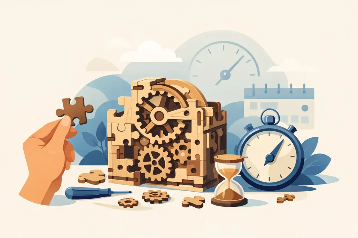 Quanto dura costruire un puzzle meccanico?