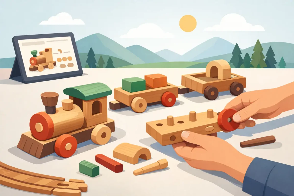 Trenino in legno da montare: come sceglierlo