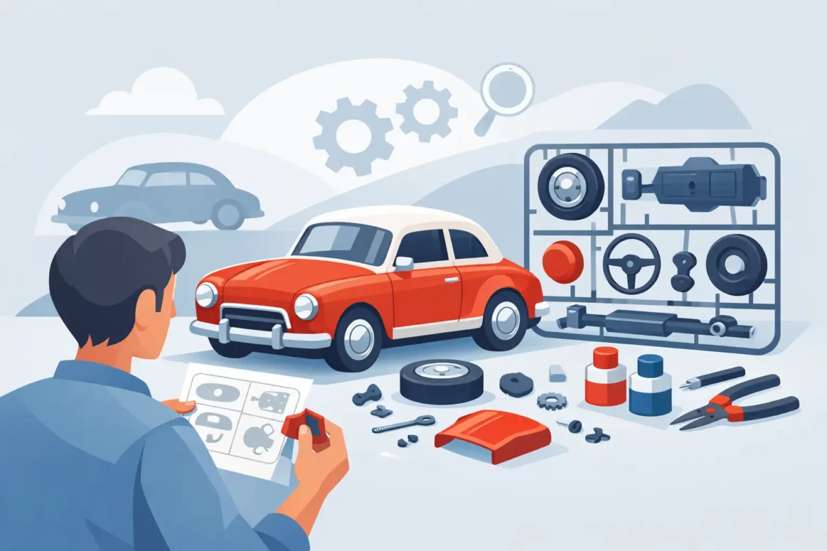 Retro-Auto zum Bauen: Wie man wählt