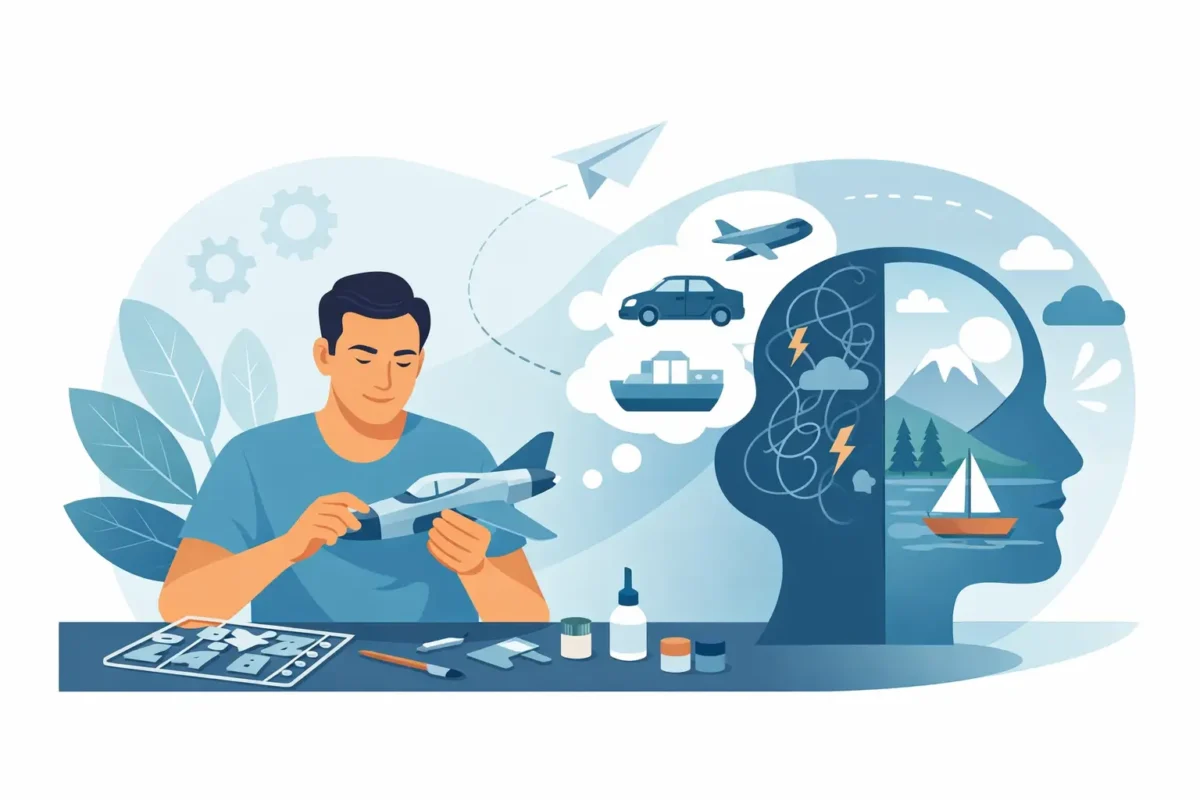Benefici del modellismo contro stress