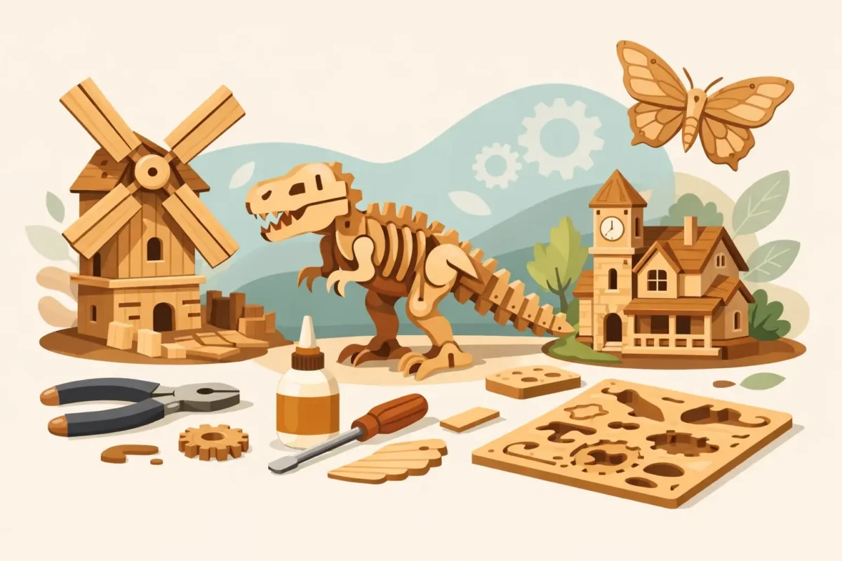 Wooden decorations to assemble: which ones to choose