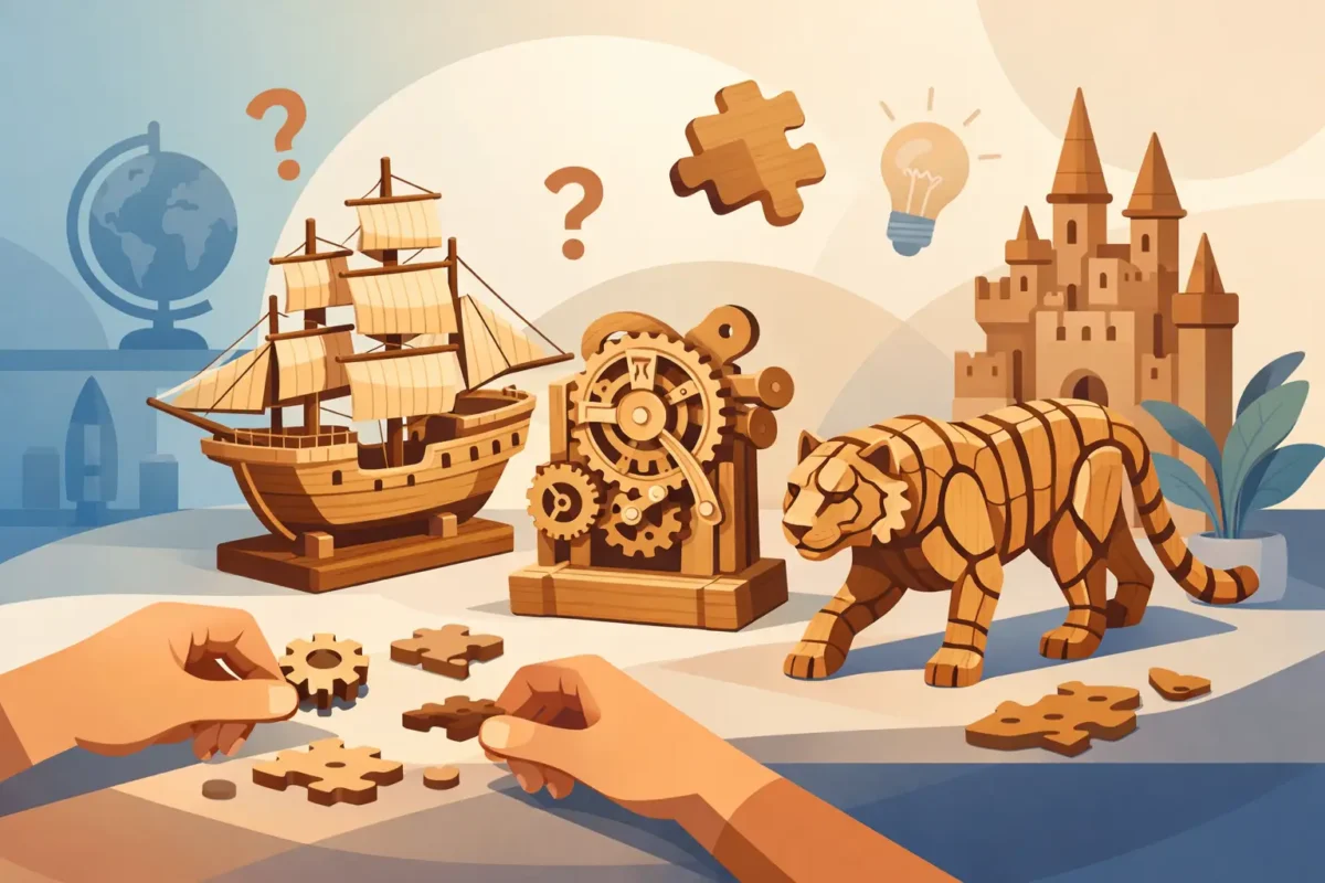 3D wooden puzzle for adults: which one to choose