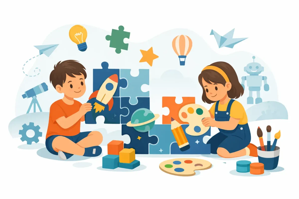 Puzzle educativi per bambini creativi