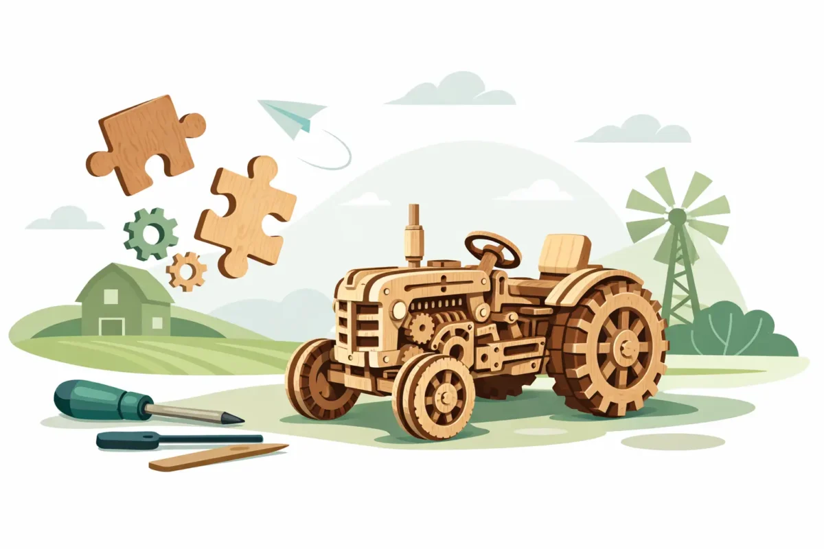 Recensione puzzle meccanico trattore