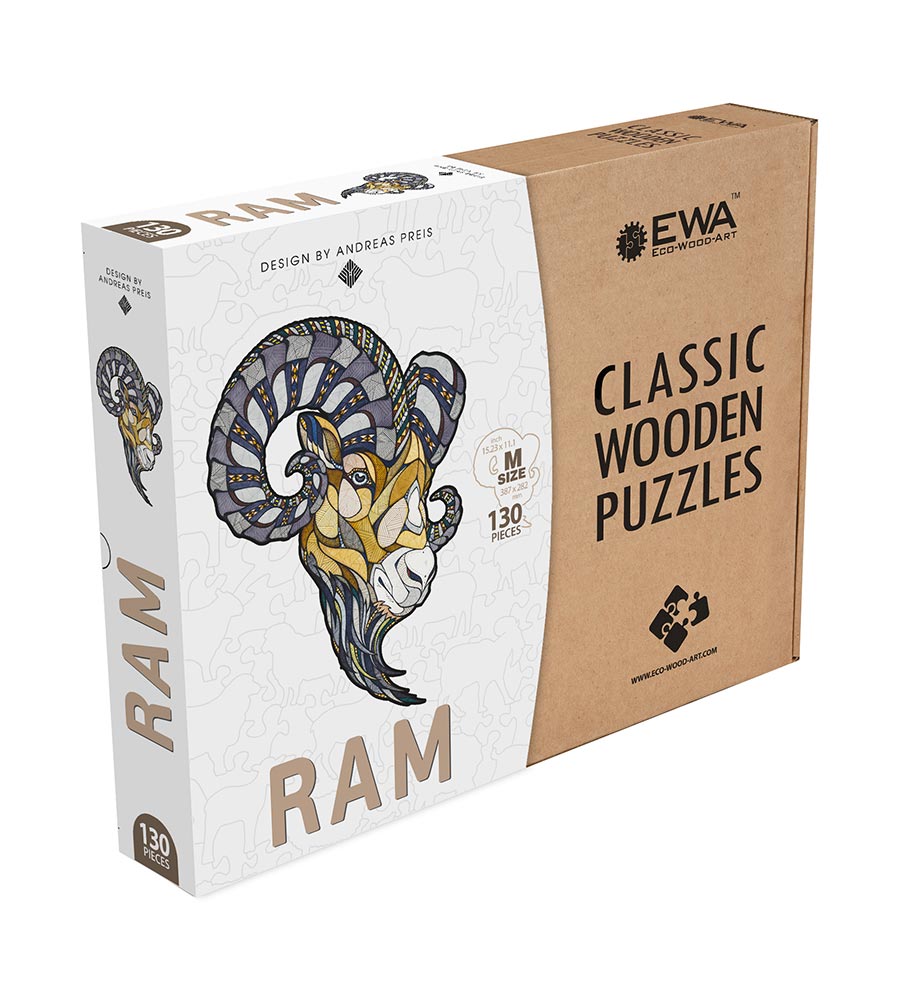 Chameleon 2D Wooden Jigsaw Puzzle, 111 pieces