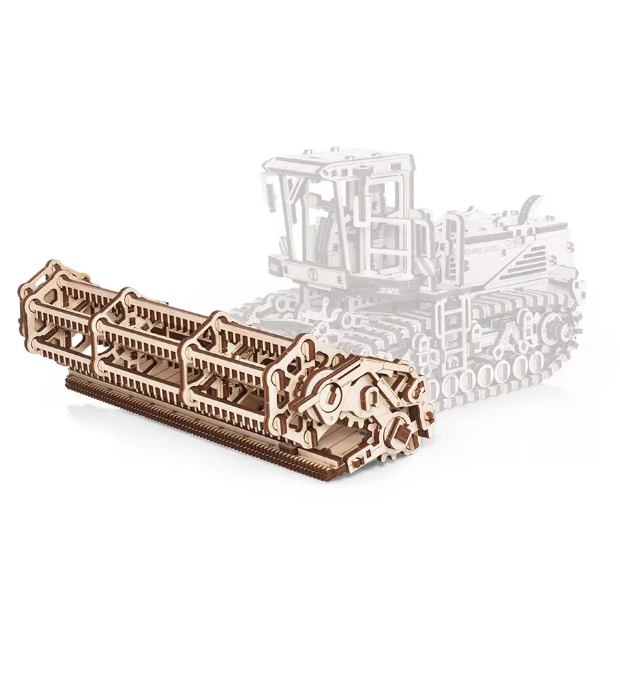 Agricultural Combine - wooden mechanical puzzle, 963 pieces