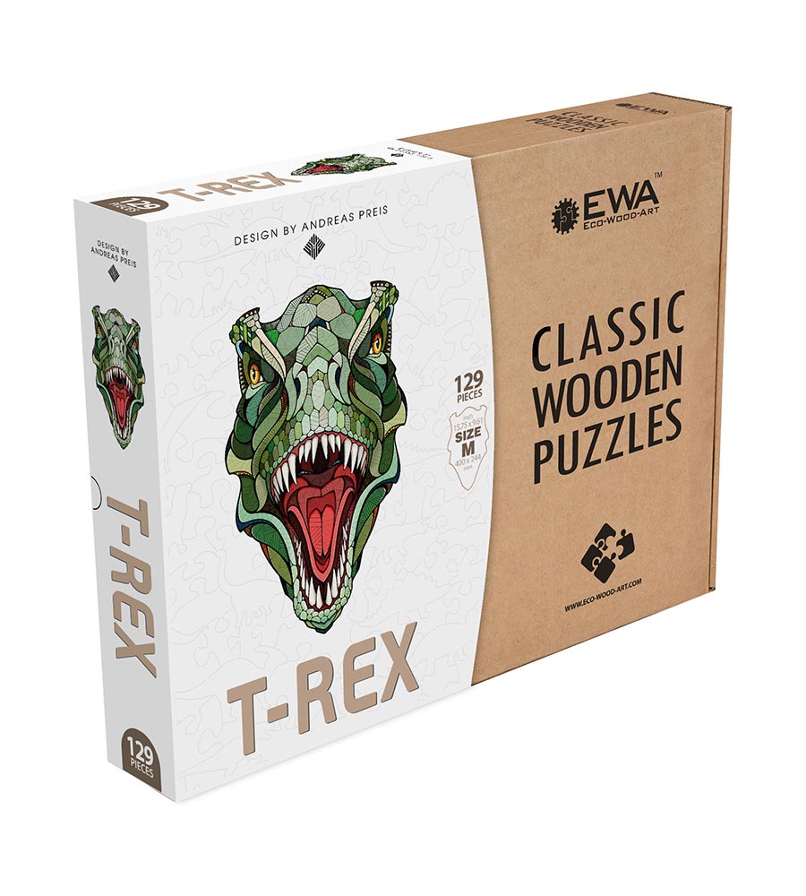 Chameleon 2D Wooden Jigsaw Puzzle, 111 pieces
