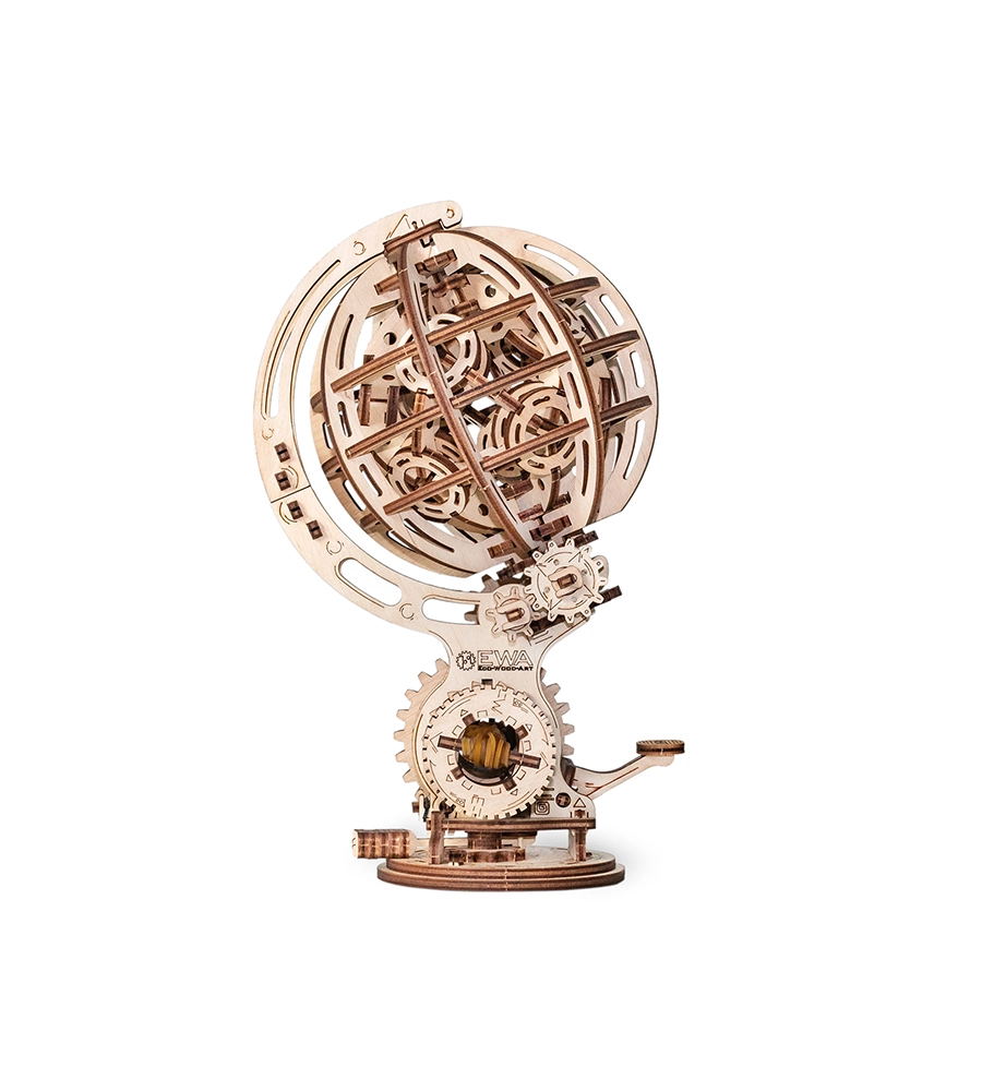 Kinetic Globe - Wooden Mechanical Puzzle, 205 pieces