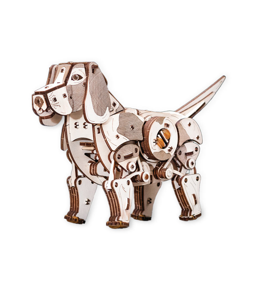 PUPPY - wooden mechanical puzzle, 246 pieces