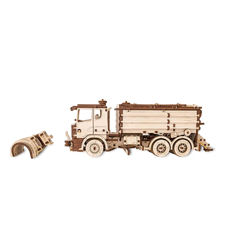 Snow truck - wooden mechanical puzzle, 460 pieces