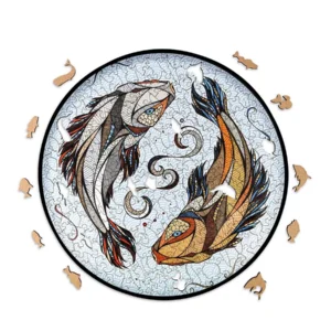 Wooden 2D Fish Puzzle - 150 pieces