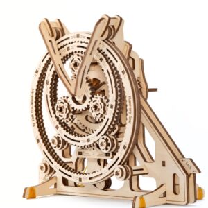 Wooden mechanical planetary gear puzzle, 153 pieces