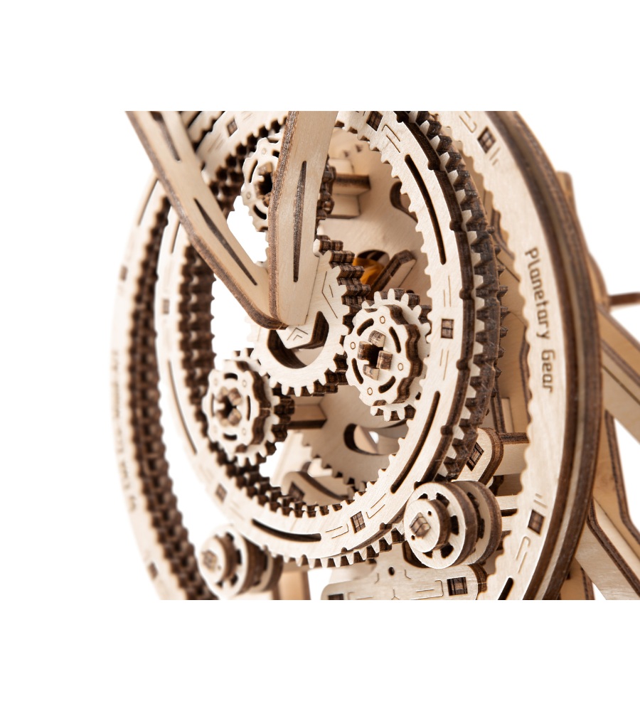 Wooden mechanical planetary gear puzzle, 153 pieces