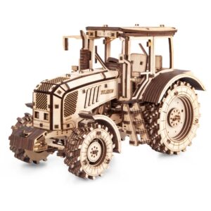Wooden Mechanical Tractor Model Building Kit - 342 pieces