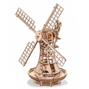 Mechanical Windmill Wooden Building Kit 227 pieces
